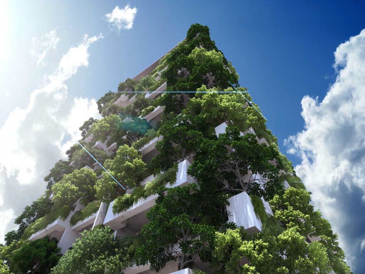 World’s tallest residential vertical garden